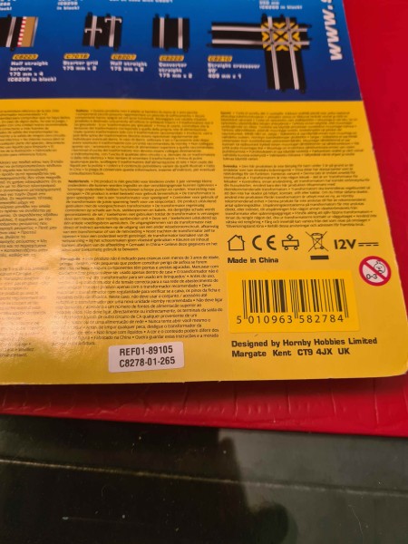 RADIUS 1 CURVE 22.5 C8278 SCALEXTRIC 