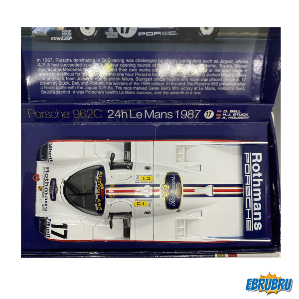 Porsche 962C No 17 - 24h Le Mans 1987 SLOT IT CW20