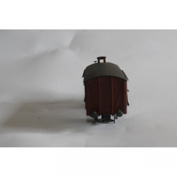 WAGON  COUVERT OCEM 1919 AVEC GUERITE  2 ESSIEUX MARQUE VB REF 25 SNCF