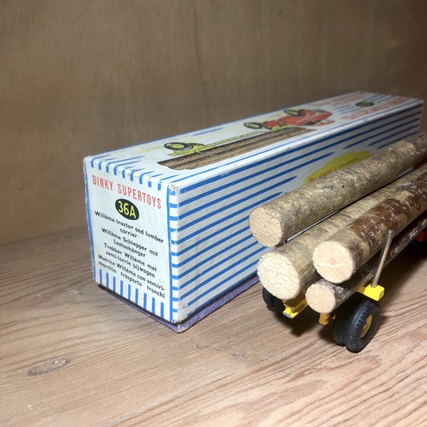 Tracteur Willeme avec semi-remorque Fardier DINKY TOYS réf 36 A