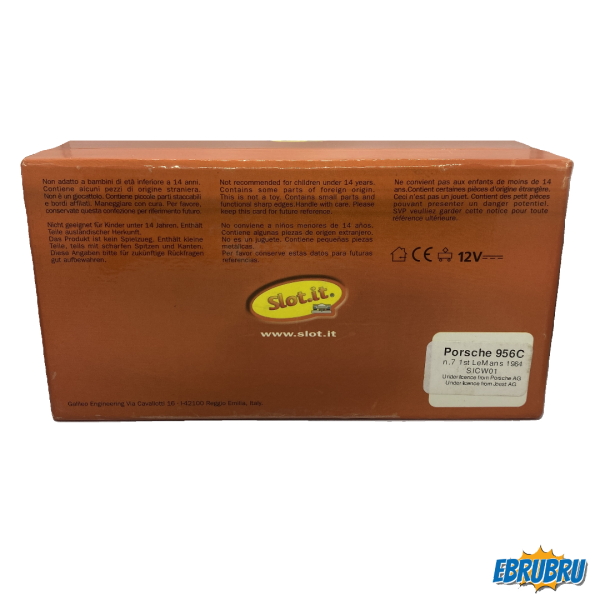 Porsche 956 No 7 - 1° Le Mans 1984 SLOT IT CW01