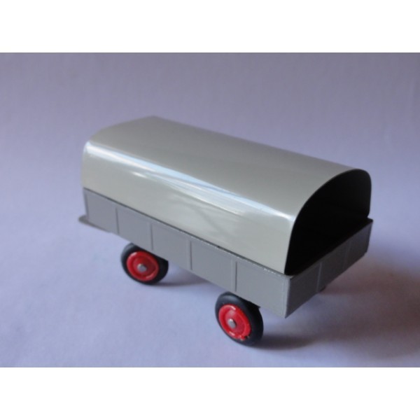 REMORQUE  RIDELLES À 2 ESSIEUS BACHÉ  CIJ REF 3/26