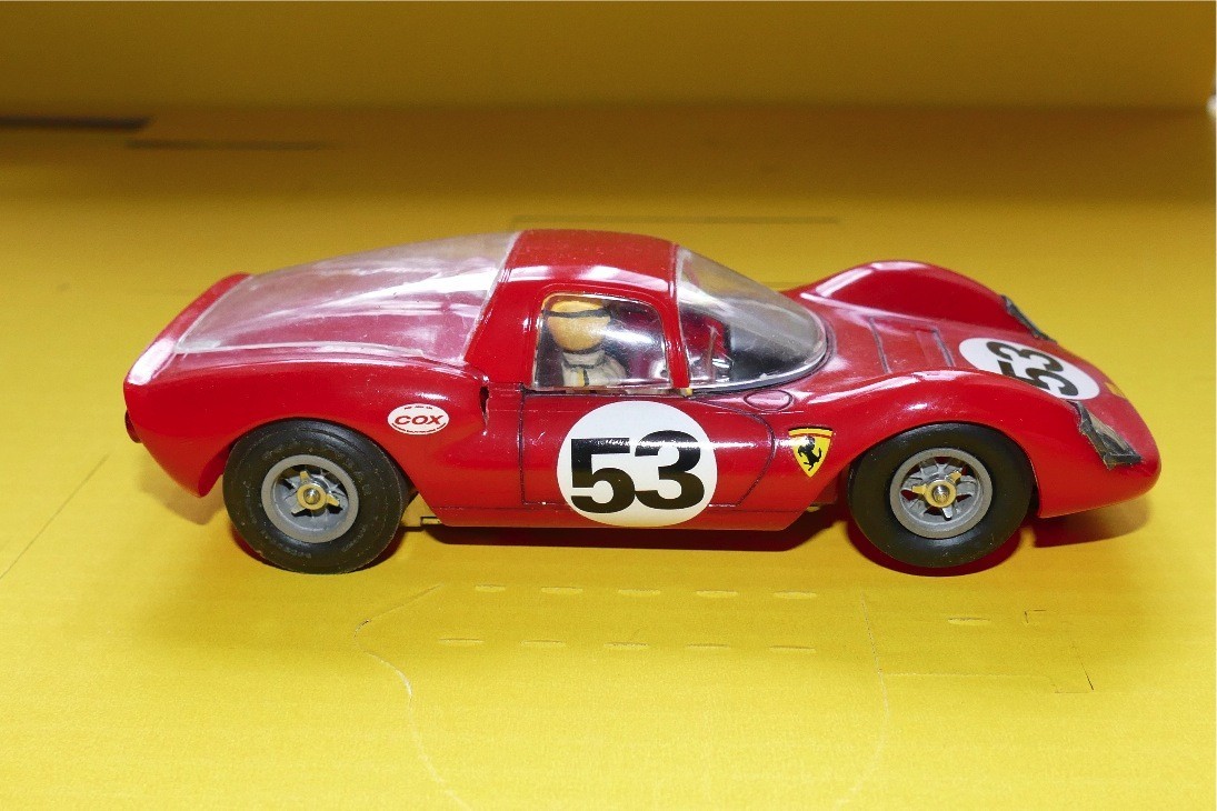 FERRARI DINO ROUGE COX SCALE 1/24 SLOT CAR
