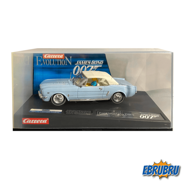 Ford Mustang Convertible James Bond 007 Thunderball CARRERA Evolution 25738