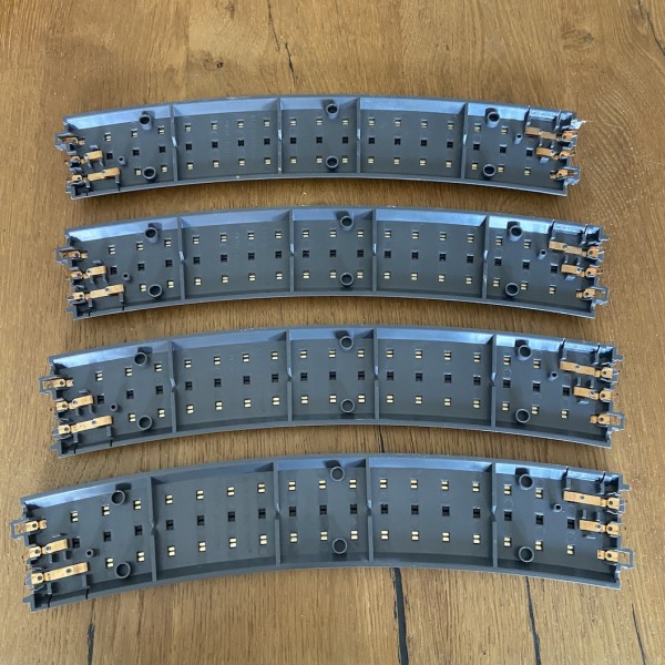 4 Rails courbe  MTH RealTrax 0-82 réf 40-1082  track section  Pour Train échelle O