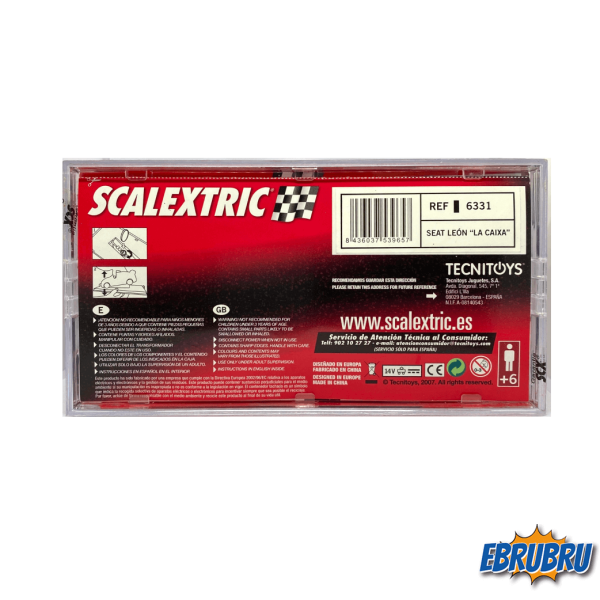 Seat Leon La Caixa SCALEXTRIC 6331