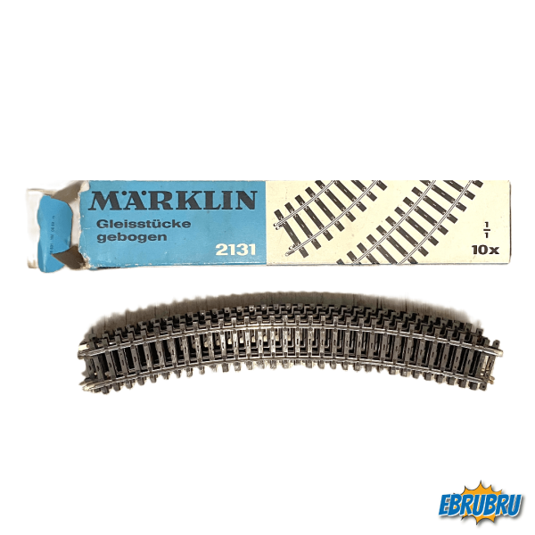 10 rails courbes MARKLIN 2131