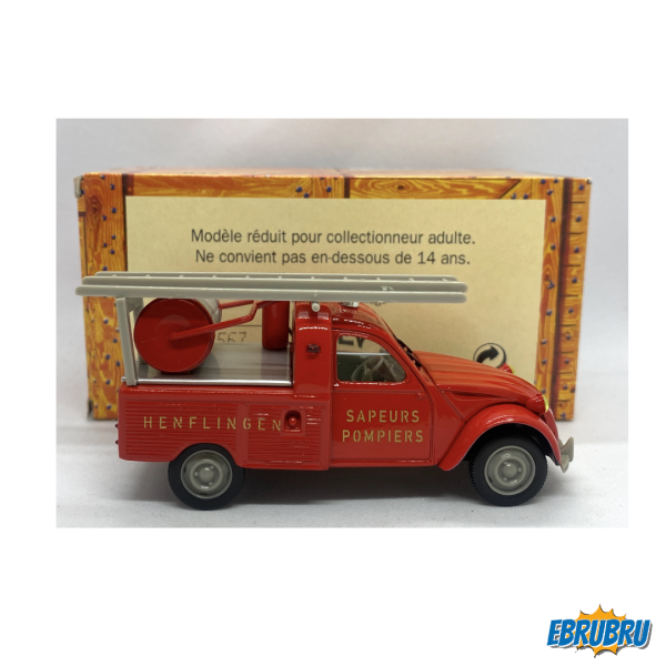 2cv AZU Pick-up 1963 Sapeurs Pompiers NOREV