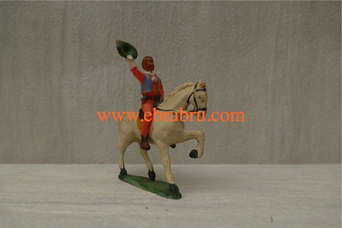 CAVALIER COWBOY SALUANT ORANGE STARLUX RÉF 413