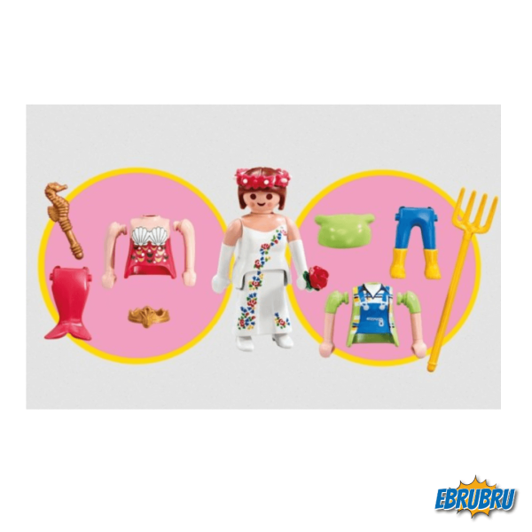 Figurine Princesse Sirène Fermière 3 en 1 PLAYMOBIL Set 6567