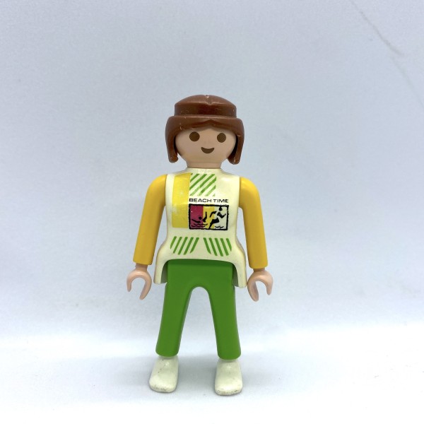 Femme, mère de famille Vêtement jaunes et verts PLAYMOBIL