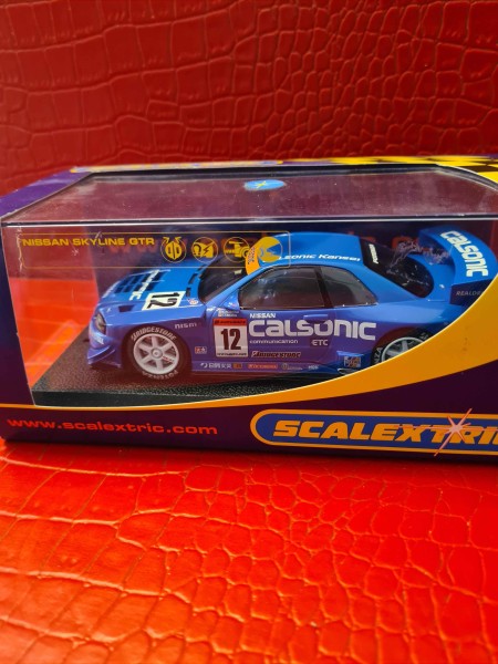 NISSAN SKYLINE GTR CALSONIC SCALEXTRIC REF C2638
