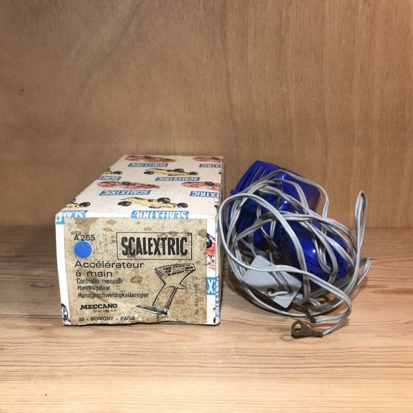 Accélérateur à main Bleu A-265 SCALEXTRIC 