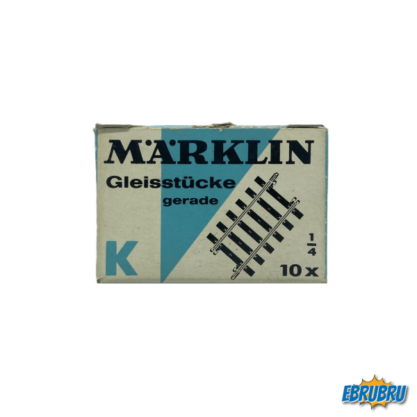 Voie K - 9 rails droits  MARKLIN 2102