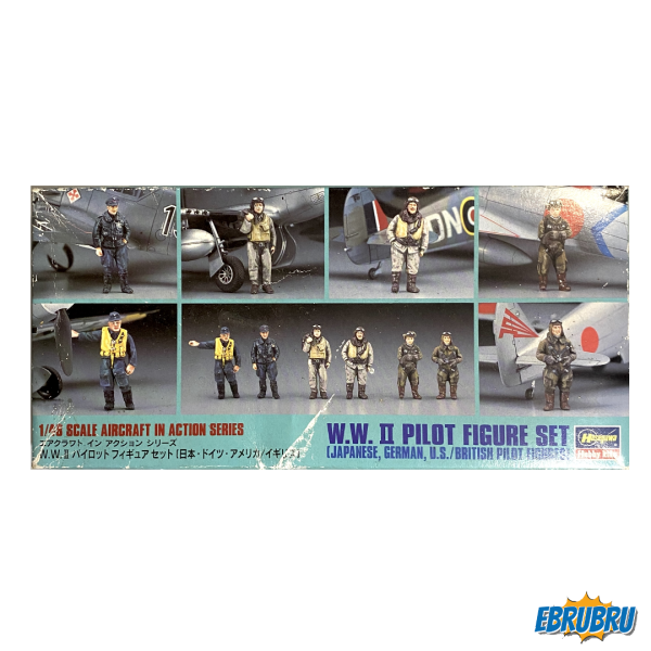 WWII Pilot Figure Set HASEGAWA 36007