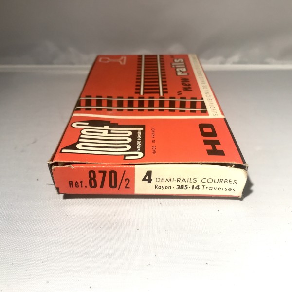 4 demi-rails courbes JOUEF 870/2