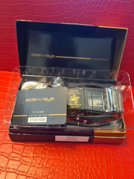 512 BB EDITION LIMITEE JPS SIDEWAYS RACER SLOT CAR REF SWLE05 