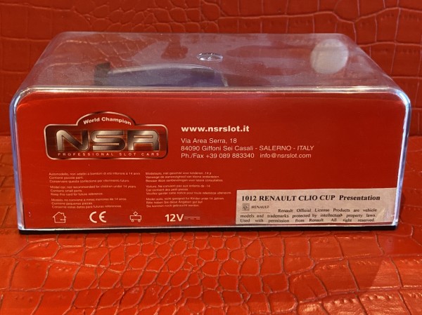 RENAULT CLIO CUP PRESENTATION NSR REF 1012