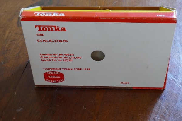 Camion benne jaune TONKA 1385