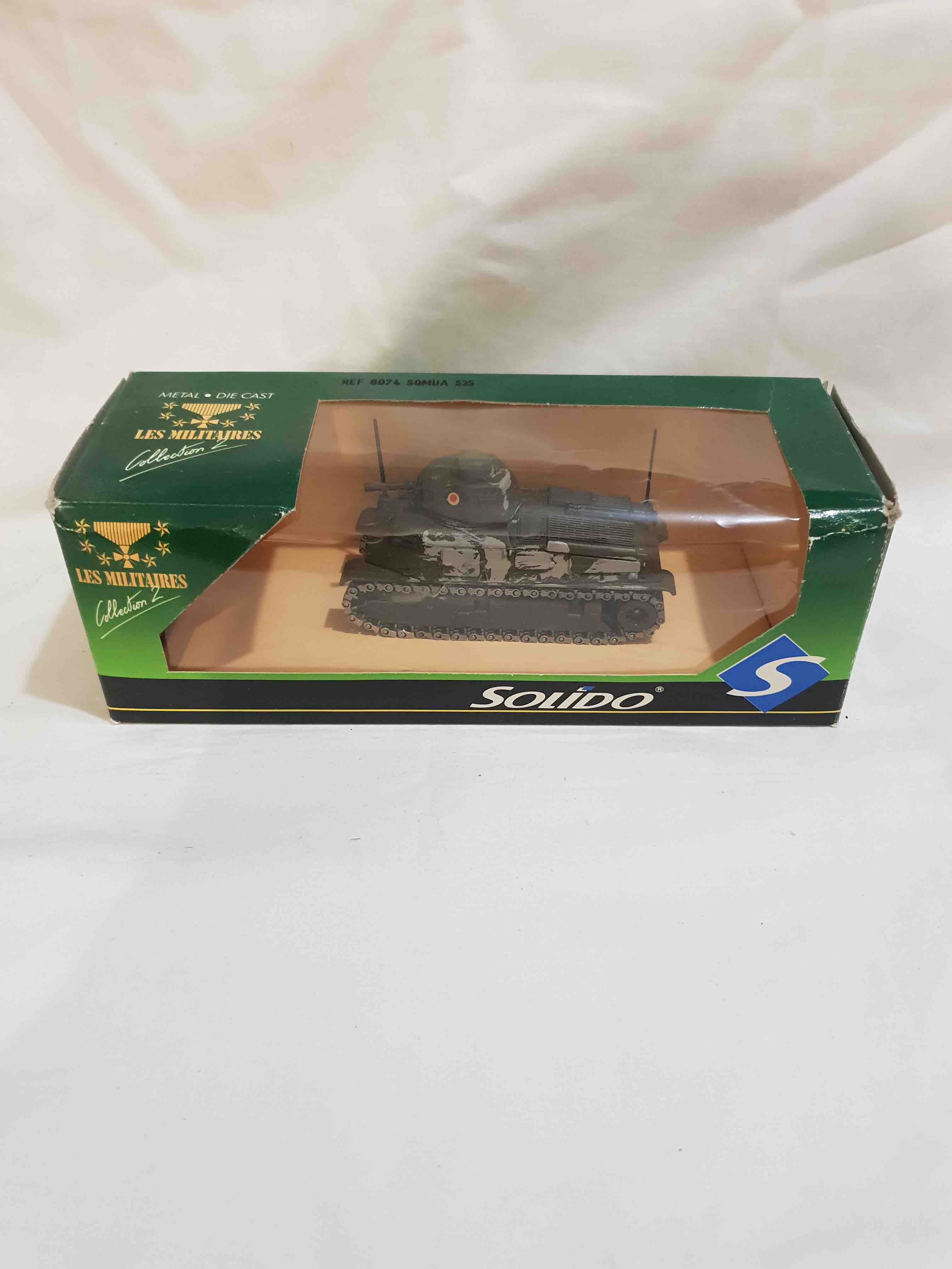 SOLIDO 6074 SOMUA COLLECTION MILITAIRE S35