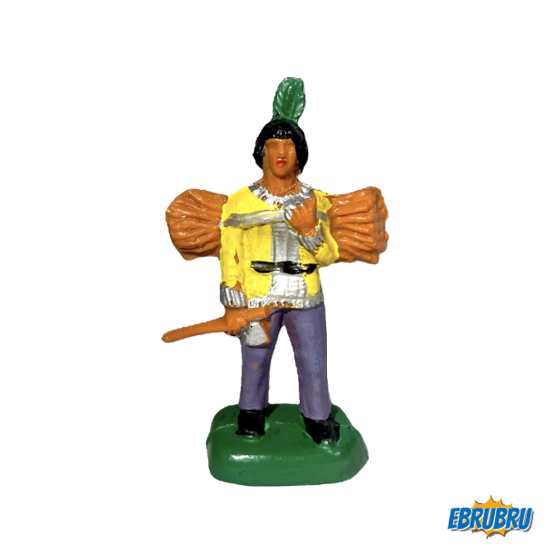 Indien - Garçonnet au fagot CLAIRET Ref cl ind 3 12