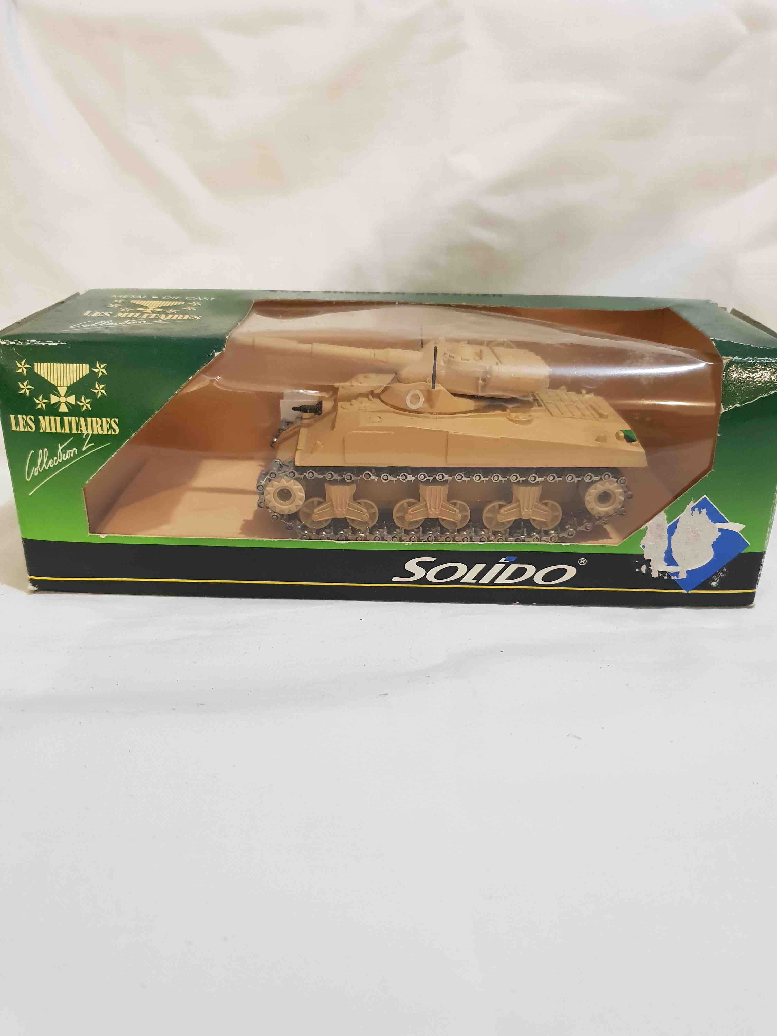 SOLIDO 6078 SHERMAN EGYPTIEN COLLECTION MILITAIRE