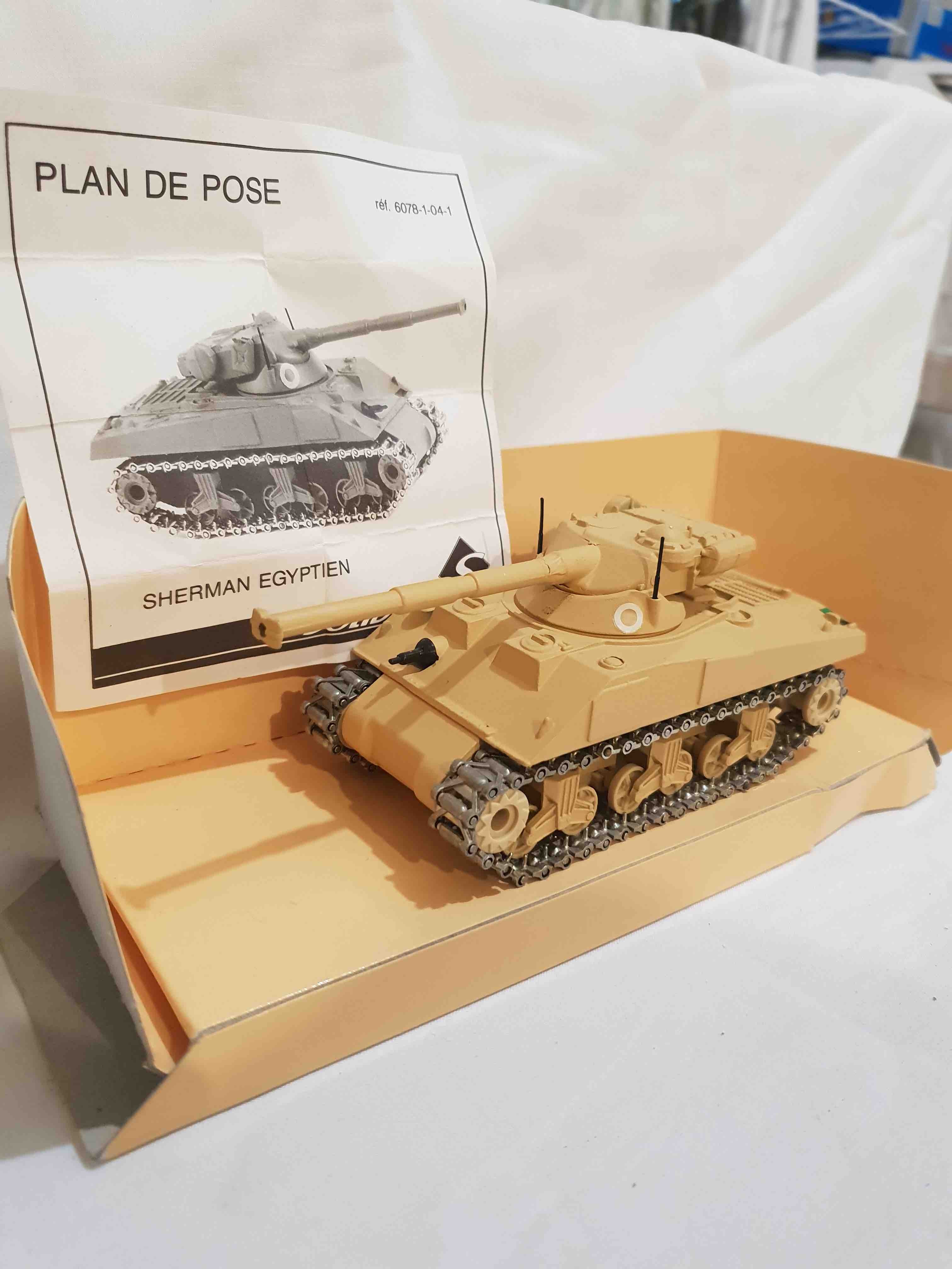 SOLIDO 6078 SHERMAN EGYPTIEN COLLECTION MILITAIRE