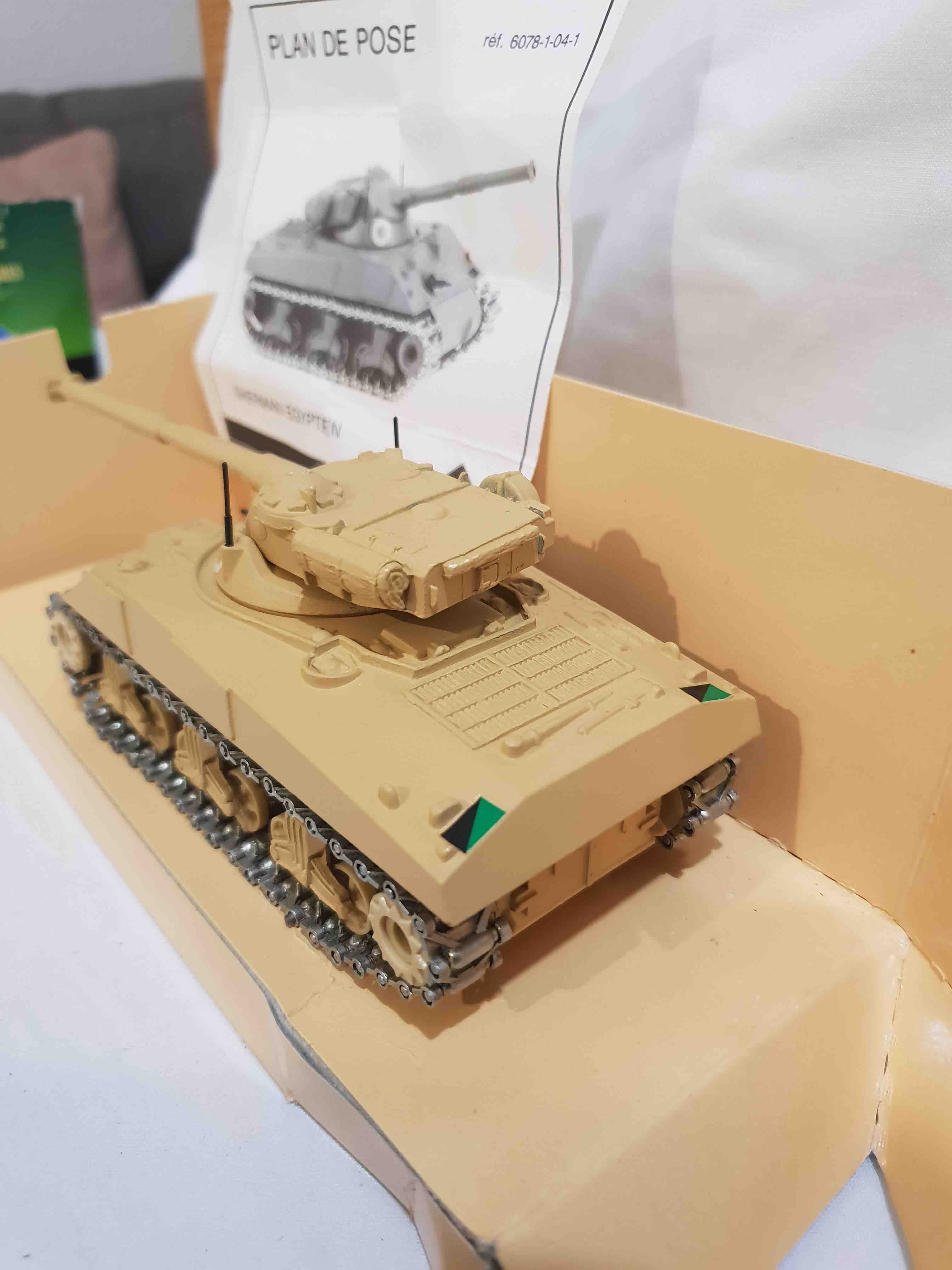 SOLIDO 6078 SHERMAN EGYPTIEN COLLECTION MILITAIRE