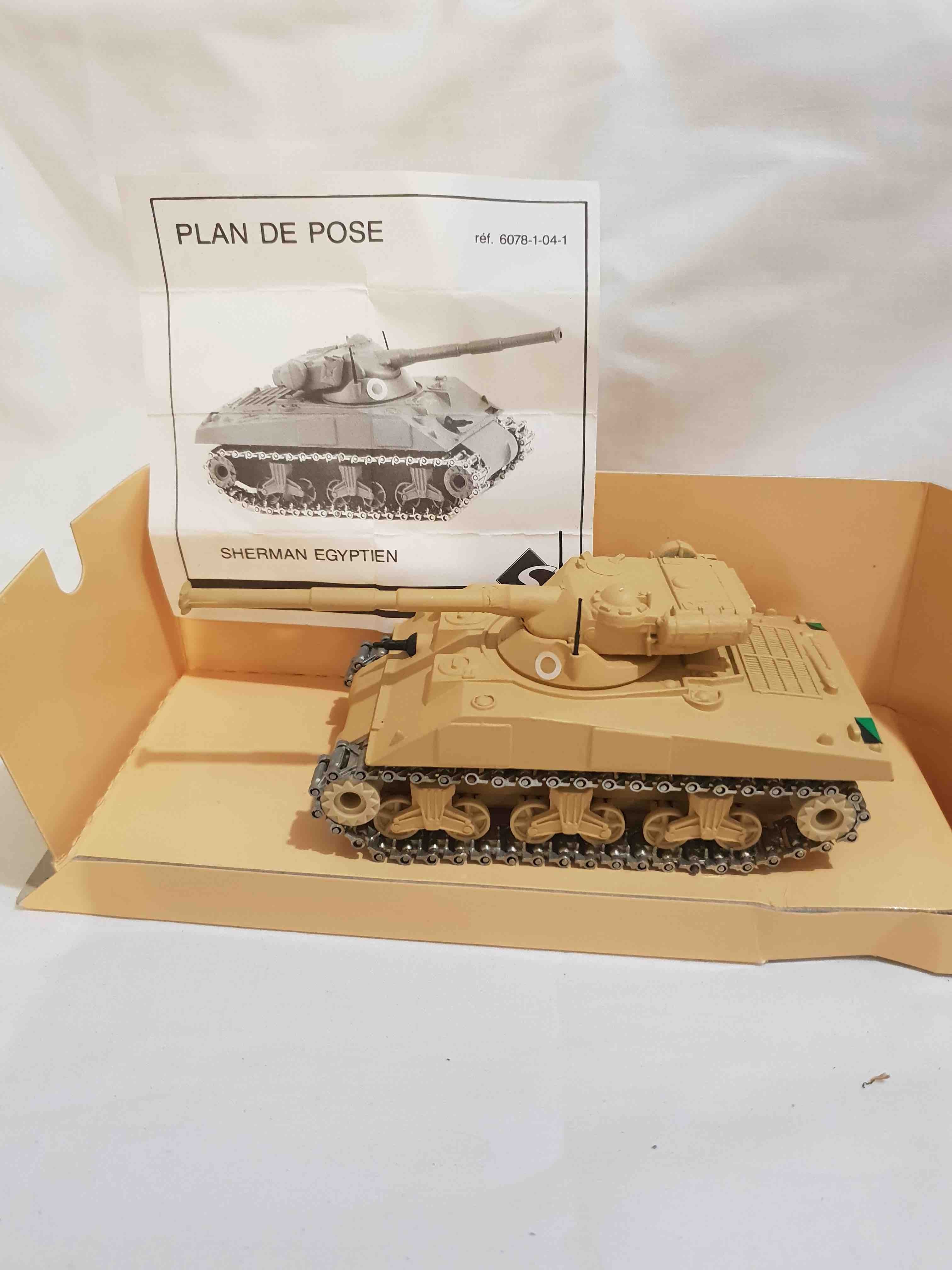 SOLIDO 6078 SHERMAN EGYPTIEN COLLECTION MILITAIRE