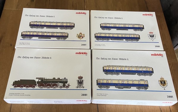Märklin H0 2881  Train de la cour de l'empereur Guillaume II