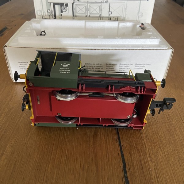 Märklin 5579 Échelle 1 locomotive diesel  verte et rouge Köf II