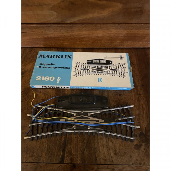 DOPPELTE KREUZUNGSWEICHE MARKLIN  RÉF 2160