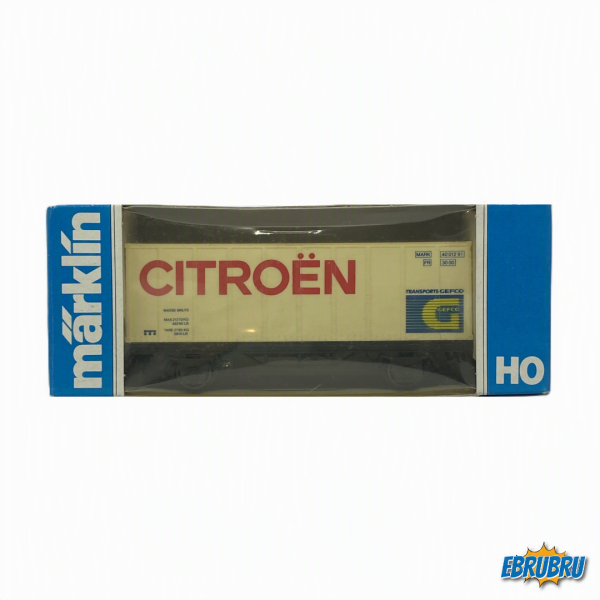 Wagon porte-conteneurs Citroen MARKLIN 4481
