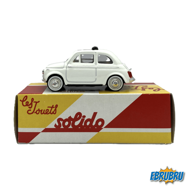 Fiat 500 1957 - blanche - SOLIDO Hachette