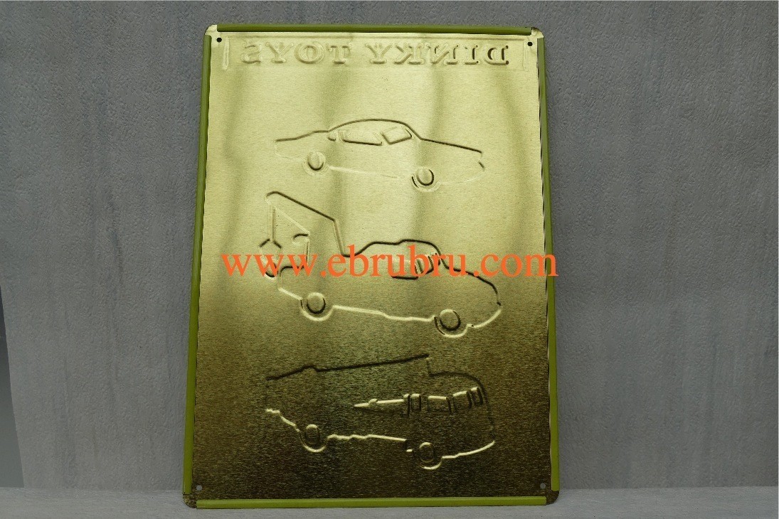 PLAQUE METAL DINKY TOYS ATLAS