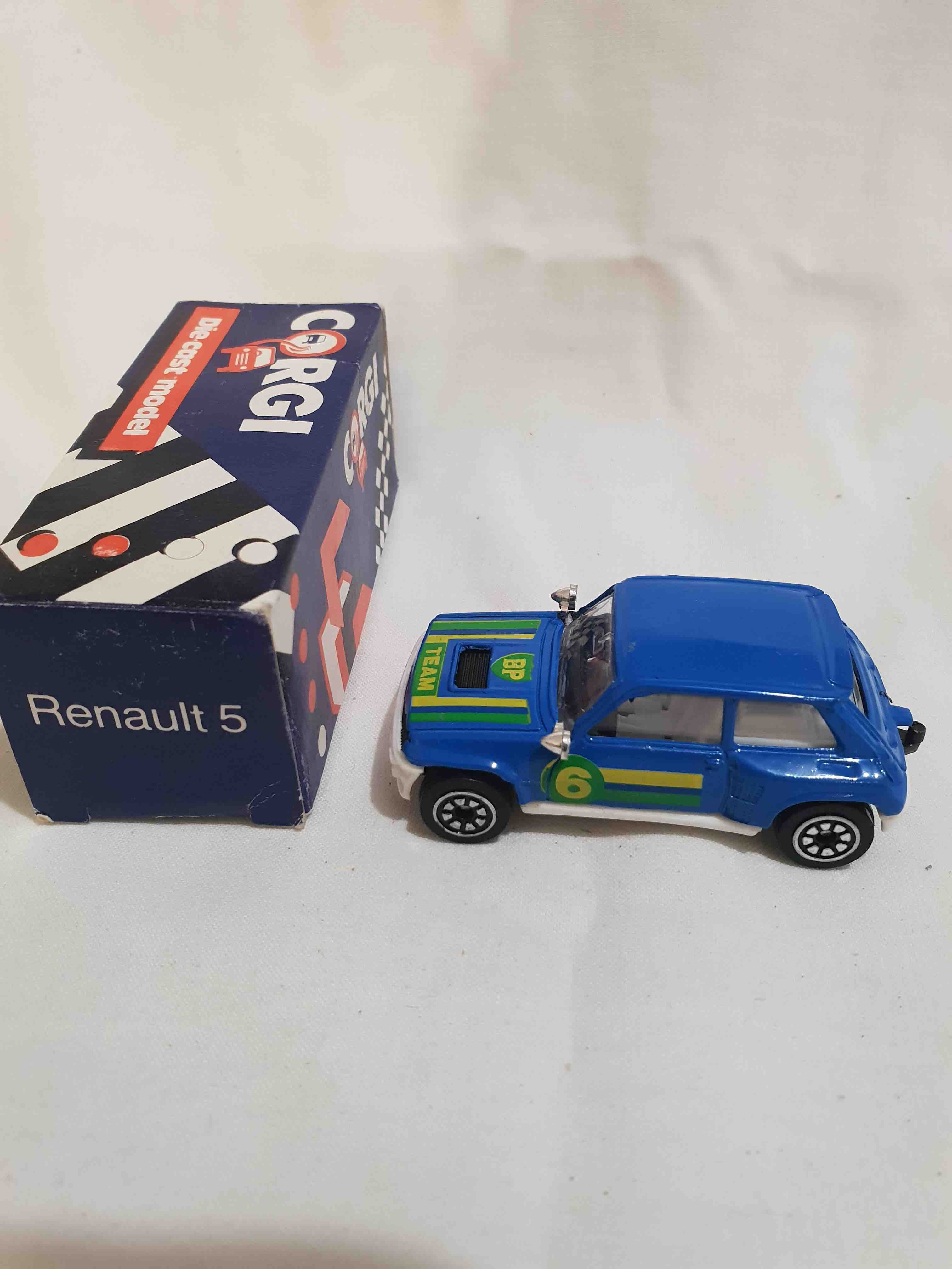 CORGI RENAULT 5 BLEUE