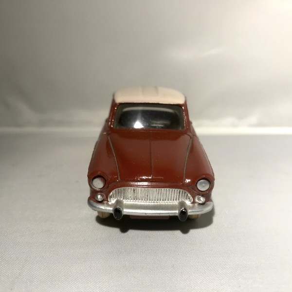 Simca Aronde P60  rouge pavillon blanc Dinky Toys réf 544