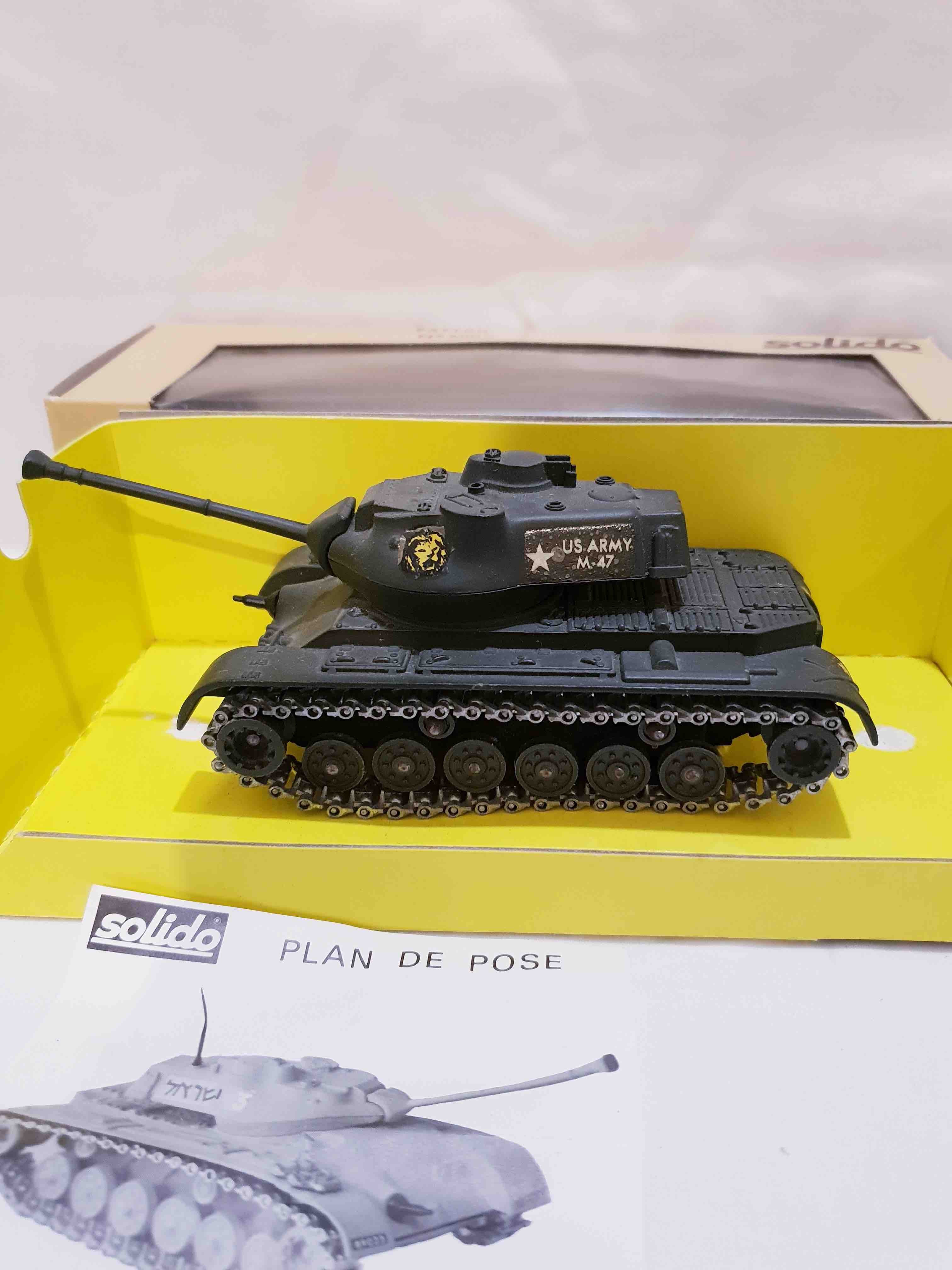 SOLIDO PATTON 6065 COLLECTION MILITAIRE
