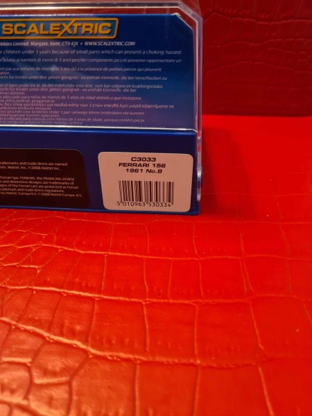 FERRARI 156 1961 N8 SCALEXTRIC REF C3033