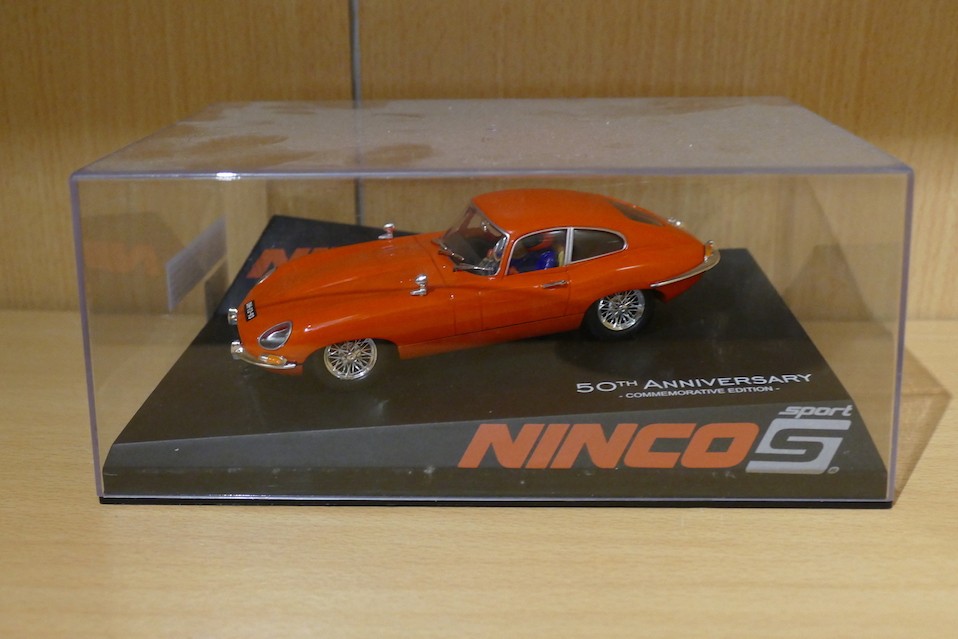 JAGUAR  TYPE  E COUPE ROAD CAR RED NINCO 50579