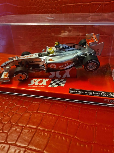 VODAFONE MC LAREN MERCEDES RACE CAR SCALEXTRIC SCX REF 64630