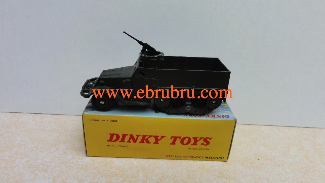 VÉHICULE MILITAIRE HALF TRACK M 3  DINKY TOYS RÉF 822