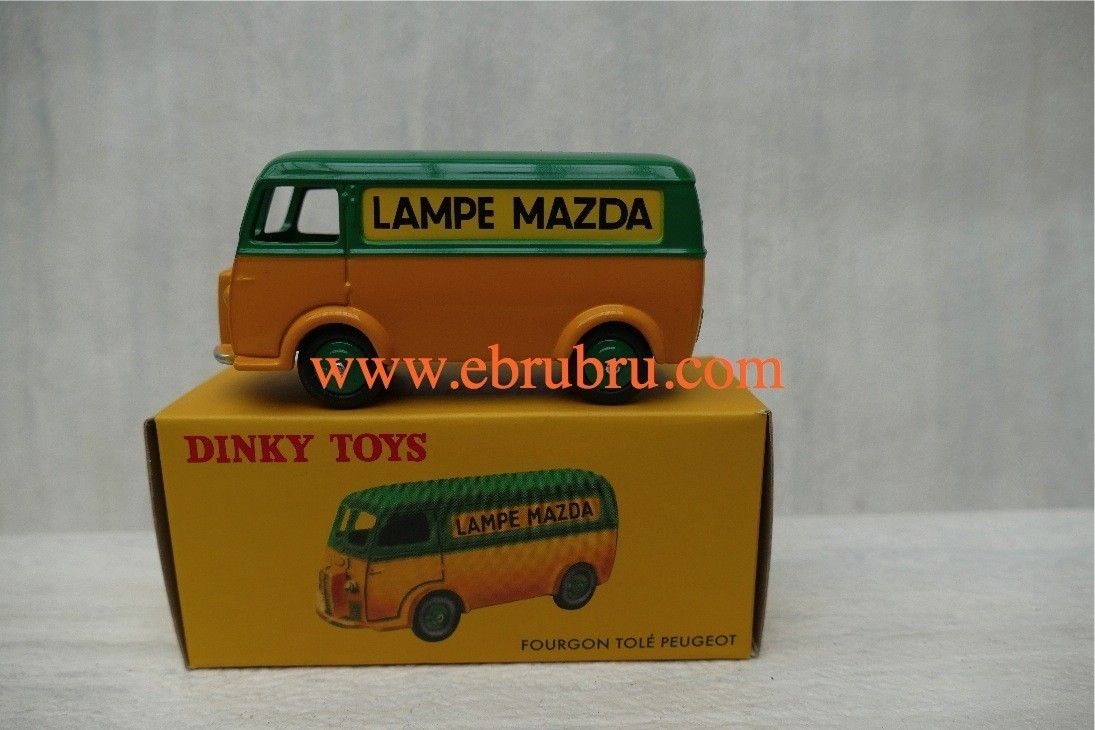 FOURGON TOLE PEUGEOT DINKY TOYS ATLAS REF 25B
