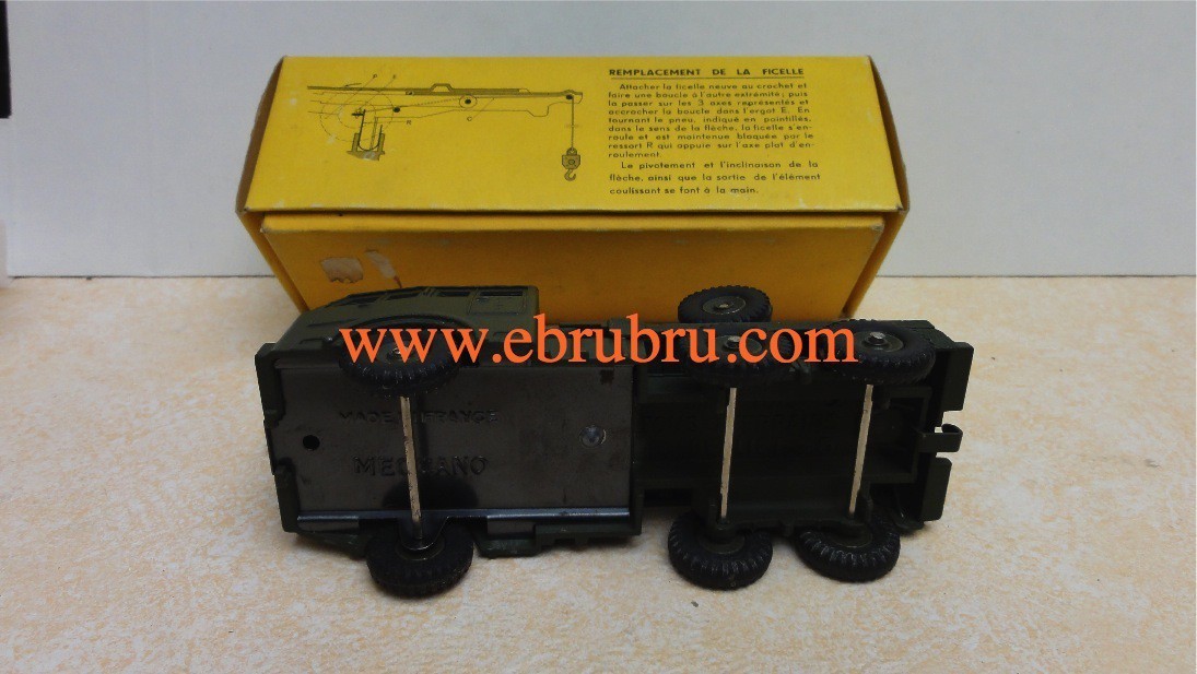 CAMION DE DÉPANNAGE MILITAIRE BERLIET DINKY TOYS RÉF 826