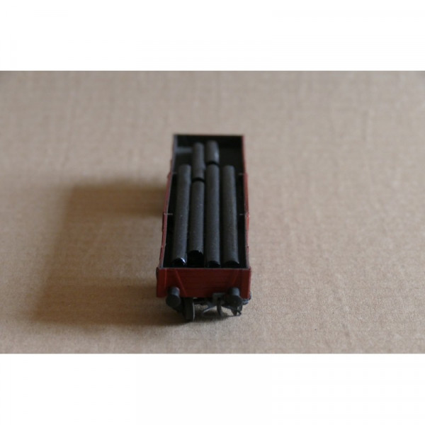 WAGON  PLAT TP DEUX BOGIES  MARQUE VB REF 47 TUYAU SNCF