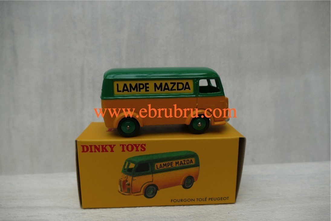 FOURGON TOLE PEUGEOT DINKY TOYS ATLAS REF 25B