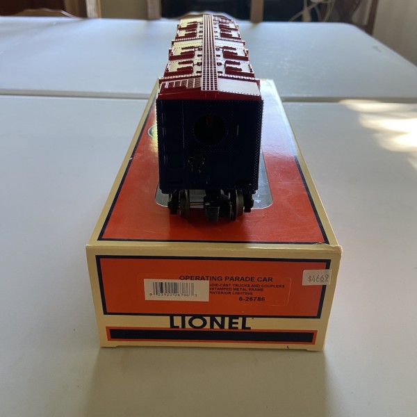 Wagon Operating 4th of July Parade Car Lionel 6-26786