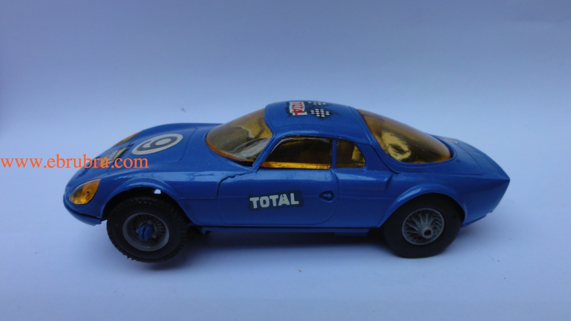 MATRA JET BLEU VITRE JAUNE  JOUEF RÉF 3590