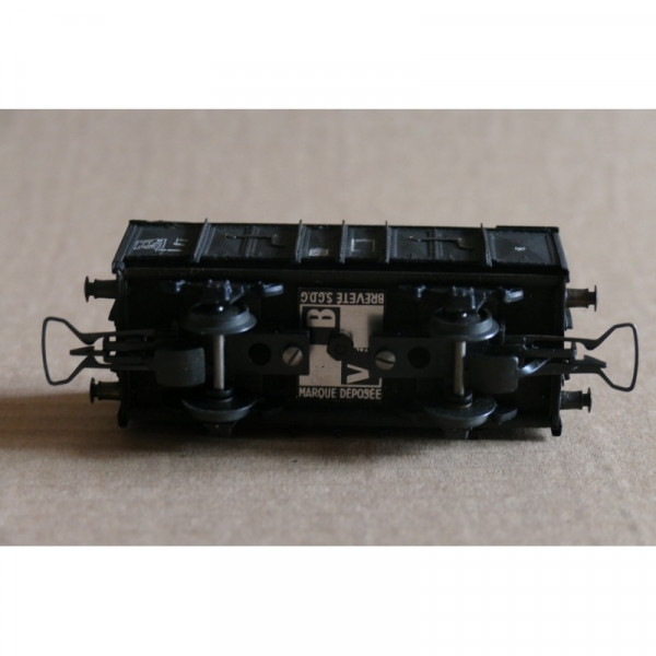 WAGON  TOMBEREAU NOIR OCEM 29 DEUX ESSIEUX  MARQUE VB REF 632 SNCF