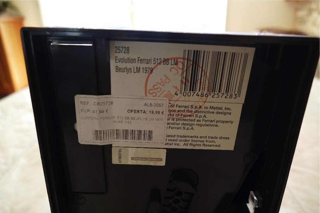 Carrera  REF 25728 EVOLUTION FERRARI 512 BB LM BEURLYS LM 1979